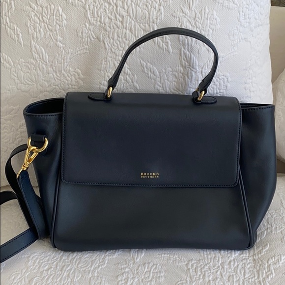 Brooks Brothers Handbags - Brooks Brothers Navy Crossbody Bag